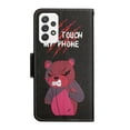 thumbnail image 3 of Allytech Samsung Galaxy A53 5G Case, PU Leather Colorful Pattern Flip Folio Stand Magnetic Closure Hand Wrist Cards Slots Wallet Case Cover for Samsung Galaxy A53 5G - Cute Bear, 3 of 7