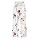 thumbnail image 5 of ICHUANYI Clearance Women's Casual Solid Elastic Waist Loose Long Pants With Pocket Capris(White, XXL) ICHUANYI WER2023081014373, 5 of 5