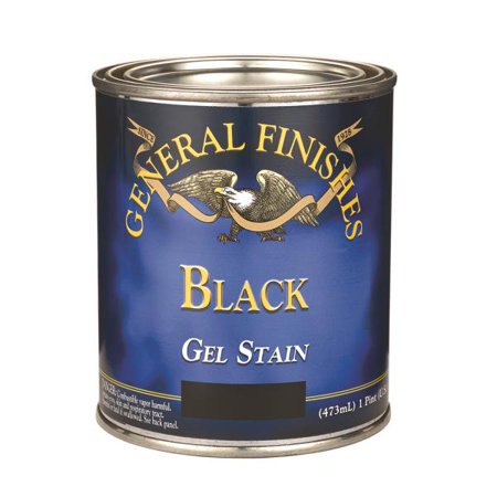 General Finishes Gel Stain, Black, Pint - Walmart.com