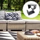 thumbnail image 5 of 8 Pcs Rattan Furniture Clips, Patio Wicker Furniture Clips Outdoor Furniture Clips 2.56 Inch Plastic Rattan Sofa Clips Plastic Rattan Chair Fasteners, 5 of 5