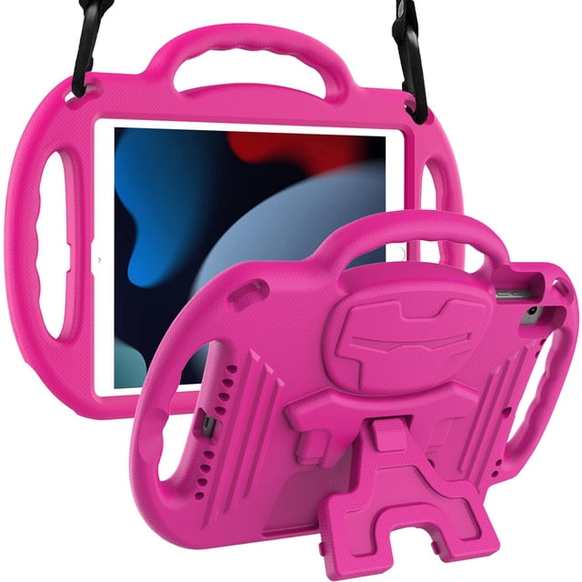 Funda infantil LTROP para iPad de 10,2 pulgadas de 7.ª, 8.ª y 9.ª generación con correa