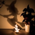 thumbnail image 5 of Wooden Crafts Ghost Candles Ghost Shadows Horror Halloween Party Decorations Home And Living Room Ornaments, 5 of 5