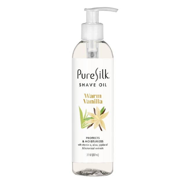 Aceite de afeitar Pure Silk Vainilla Cálida 227 ml Hidratante
