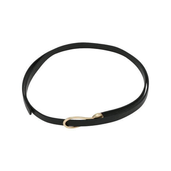 Unique Bargains 1 Pc Festival Wrap Belt Elegant Minimalist Thin Strap Adjustable Waist Cord for Women Black