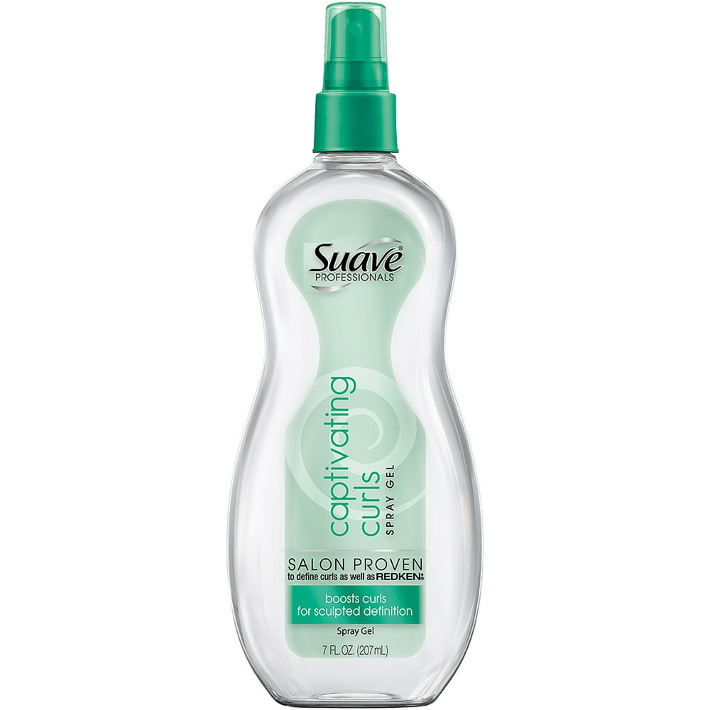 Suave Professionals Captivating Curls Spray Gel, 7 oz