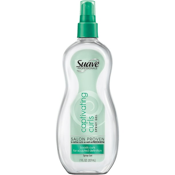 Suave Professionals Captivating Curls Spray Gel, 7 oz