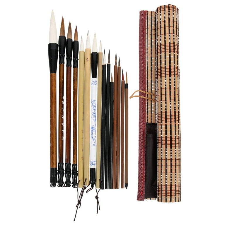 Frcolor Brush Chinese Calligraphy Brushes Painting Writing Ink Sumi Japanese Pen Set Pens Drawing Watercolor Water Asian Kanji, Size: 23X1X1CM