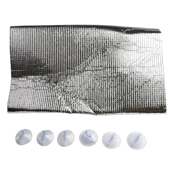 1pcs Window Film Blackout Aluminum Foil Double Layer UV Block Privacy Window Films Glass Sunshading Board Home Film