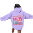 thumbnail image 2 of FASHOFT Cute Palm Hoodies For Women Oversized Graphic Sweatshirt Baggy Aesthetic Hoodie Y2k Trendy Teen Girls Preppy Clothes Purple S, 2 of 7