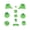 Translucent green, variant on High-performance Controller Replacement Parts L R Right Left Buttons Multi-color Buttons Set Used for Gaming