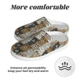 thumbnail image 6 of Disketp Cartoon Bear Women's Men's Slippers Plush Slip-On House Slipper for Winter Indoor Soft Cushion Non-slip Fluffy Slides Slippers-35/36, 6 of 7