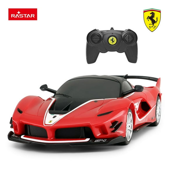 Ferrari FXX K Evo Voiture Télécommandée à l'Échelle 1:24 – Modèle de Voiture de Sport Rouge Frappant, Jouet RC de Course Haute Vitesse avec Contrôle Précis, à Pile