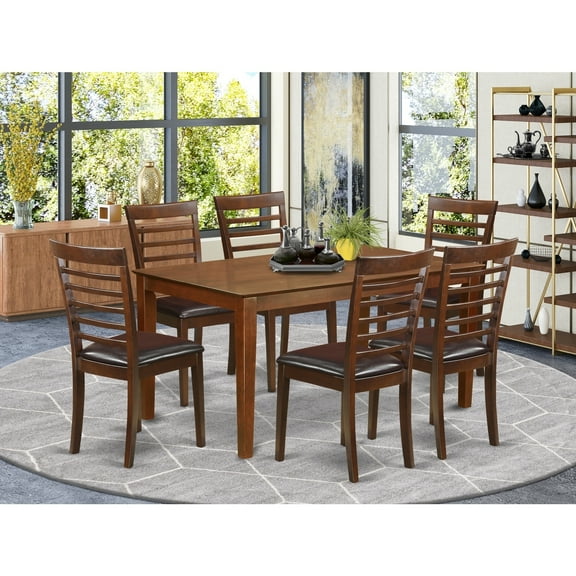 Rustic Dining Table Set - Kitchen Table & Chairs - Modern Farmhouse Style