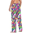 thumbnail image 3 of FORMRS Mens Pajama Pants with Pockets Sleepwear Lounge Bottoms Sizes S-2XL, Colorful Plaid, 3 of 7