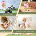 thumbnail image 4 of Funda para Cabezal de Palo de Golf Doble Pan Rosa con Peluche de Capibara Rana, 4 of 4
