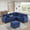 Blue-2A, variant on Alexent Sectional Sofa, 2 Seater Modular Sofa with USB Charging Corner Table , for Living Room, Office, Apartment, Blue