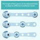 thumbnail image 4 of Cerradura De Seguridad Para Niños Cerradura De Seguridad Ajustable Para Bebés Cerradura De Gabinete Instalación Sin Taladro Con Para Electrodomésticos Gabinete Cajón Nevera Asiento De Inodoro 4 Piezas, 4 of 7