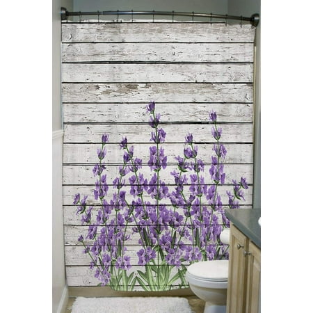 Flower Shower Curtains For Small, Country Style Shower Stall Curtains