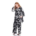 thumbnail image 2 of White Mark Women's Plus Size Tunic and Palazzo Pant Set, 2 of 4