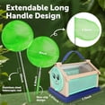 thumbnail image 2 of Kids Telescopic Butterfly Fishing Nets for Kids Catching Insect Net Outdoor Tools for Catching Bugs Fish Insect Ladybird, Extendable 34 Inches and Anti Slip Grip, 2 of 10
