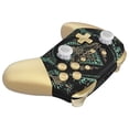 thumbnail image 6 of eXtremeRate Glow in Dark - Totem of Kingdom Black Faceplate Backplate Handles for Nintendo Switch Pro Controller, DIY Replacement Grip Housing Shell Cover and Buttons for Nintendo Switch Pro, 6 of 6