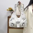 thumbnail image 4 of Top-keivon Shoulder Bag for Women, Y2K Rivet Faux Leather Underarm Purse, Retro Motorcycle Trendy Casual Commute Handbag, 4 of 6