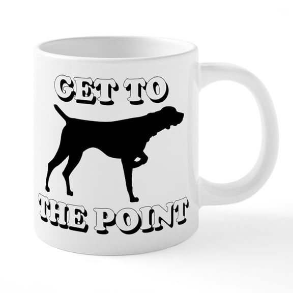 CafePress - Pointer (Get To The Point) Mugs - 20 Oz White Ceramic Mega Mug