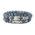 thumbnail image 2 of 2Pcs/Set Wooden Beaded Buddha Bracelet Natural Stone Bracelets for Men Women Buddhist Meditation Rosary Jewelry Gift Pulseras, 2 of 5