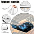 thumbnail image 6 of Uorisanigo ATV Seat Cover Waterproof Blue Dolphin Four Wheeler Seat Cushion Covers Protection ATV Accessories Compatible with 2014-2020 Polaris Sportsman 570 450 850, 6 of 7
