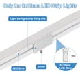 thumbnail image 3 of Uxcell Neon Rope Light Mounting Brackets, 50 Pcs Neon LED Lights Aluminum Install Fixing Clips Accessories for 8x16mm Silicone Neon Signs Flex Strip Lighting DIY, 3 of 6