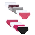 thumbnail image 3 of Hanes Women's Super Value Bonus Cool Comfort Sporty Cotton Hipster Underwear, 6+3 Bonus Pack, 3 of 6
