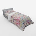 thumbnail image 3 of Ambesonne Watercolor Bedding Set 4 Pcs, Scattered Colors Art, Queen, Multicolor, 3 of 3