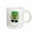 White, variant on 3drose, Cool St Patricks Day Llama in Sunglasses Illustration, 15oz Two-tone Red Mug