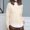 🔥 Beige, variant on Sentmoon Tops Long Sleeve Fall Tops for Women Oversized Solid Color Loose Lightweight and Warm 90s Outfits for Women Winter for Birthday Parties Green XXL