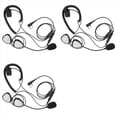 thumbnail image 1 of 3X Auriculares Casco Impermeable Moto Auriculares 2 Pin PTT Motocicleta Auriculares para Radios de Dos Vías, 1 of 5