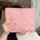 thumbnail image 1 of Caja de maquillaje con flores bordadas, bolsa de lavado portátil para regalos navideños (rosa) Sywqhk Cuidado Belleza, 1 of 8