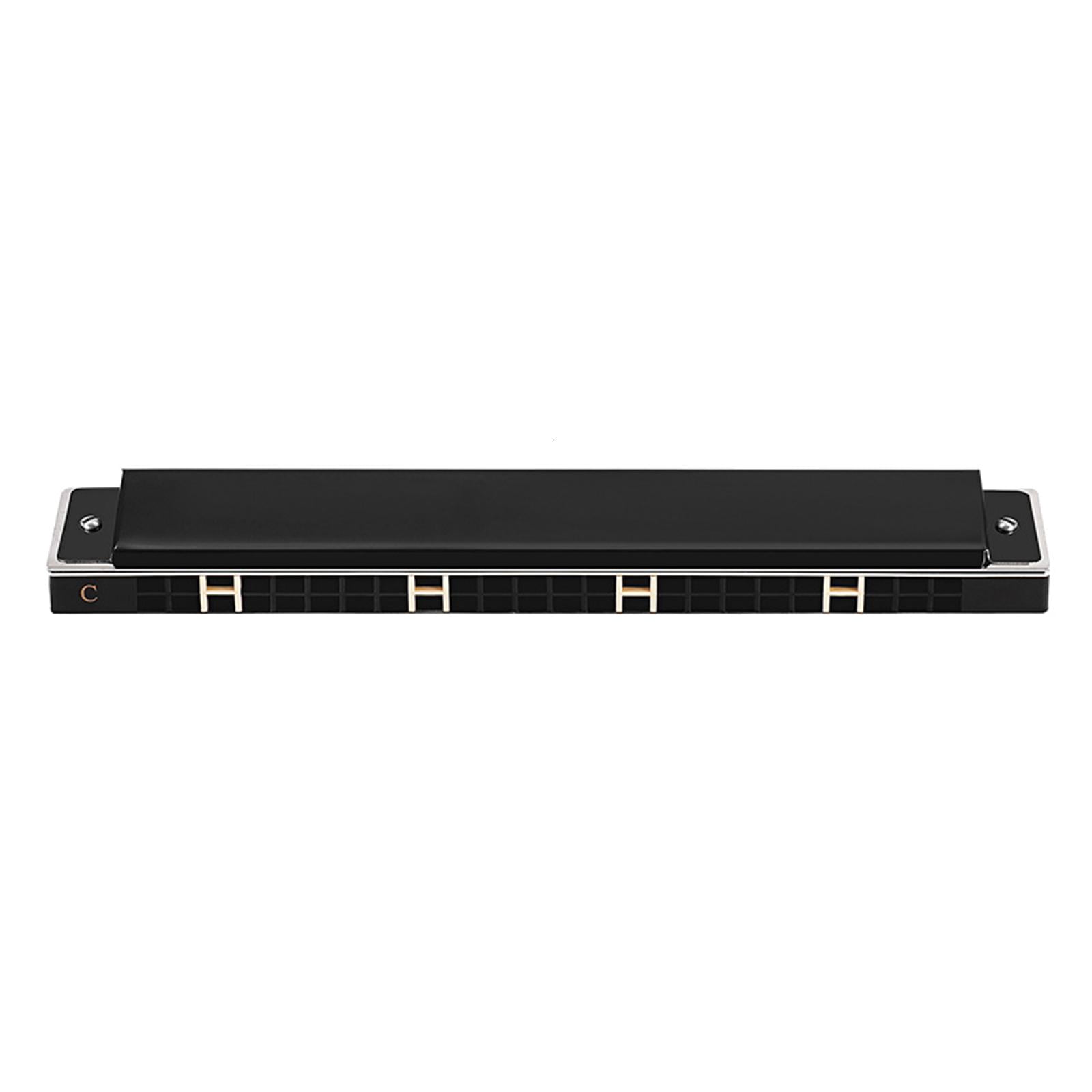 LIANXUE C for Key Harmonica 24 Holes,Performance Tremolo Harmonica for Adults Beginner K