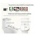 thumbnail image 2 of 3PCS Toilet Seat Cover Set Toilet Lid Tank Cover for Bathroom Lace Thicker Zipper Toilet Seat Cushion Warmer Washable, 2 of 3