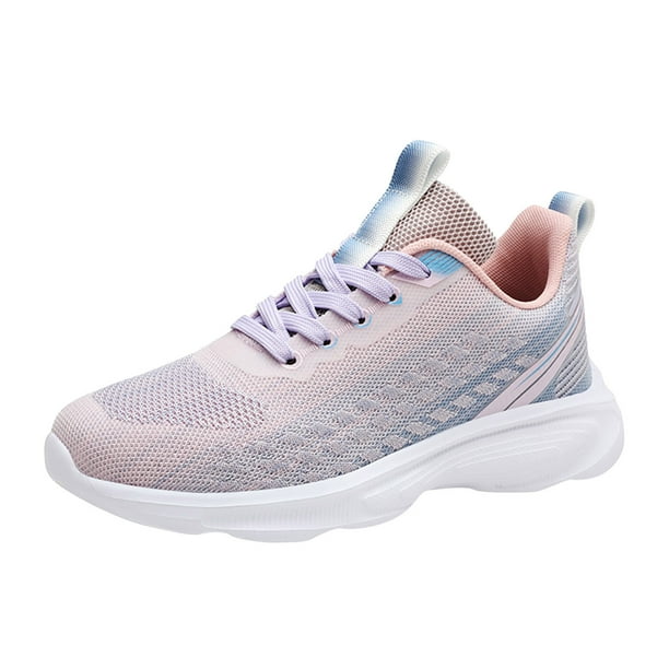 adviicd Walking Sneakers for Women Womens Slip On Walking Shoes Breathable Workout Shoes Lightweight Gym Sneakers Pink 39 Walmart