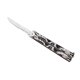 thumbnail image 2 of Entrenador de práctica de habilidades al aire libre con cuchillo de Ndcxsfigh mariposa sin filo plegable (plata negra), 2 of 8