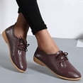 thumbnail image 5 of B91xZ Mocassin Pointu pour Femmes Classique Fermé Bout Rond Ballerines Confortables Chaussures de Danse Décontractées, Café 9, 5 of 5