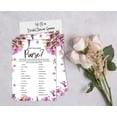 thumbnail image 4 of Inkdotpot FloralWedding Shower Bachelorette Party Bulk ActivityGameCardsWhats In Your Purse Bridal ShowerGame 50-Pack, 4 of 7