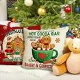 thumbnail image 3 of Christmas Gingerbread Man House Decorative Throw Pillow Cover 16x16 Set of 4, Xmas Bakery Hot Cocoa Porch Patio Outdoor Pillowcase, Winter Holiday Baking Lover Gifts Cushion Case Home Decor, 3 of 5