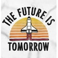 thumbnail image 2 of Future Tomorrow Space Sci-Fy Geeky Plus Size Long Sleeve Graphic Tee Shirt Brisco Brands 3X, 2 of 5