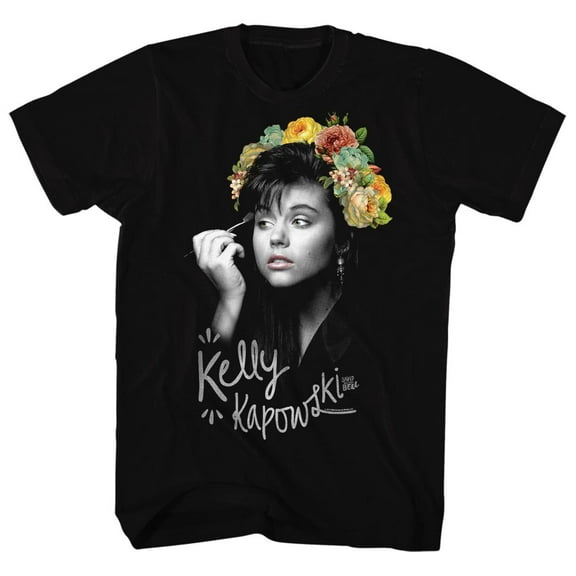 Saved by the Bell Flower Crown Black T-Shirt