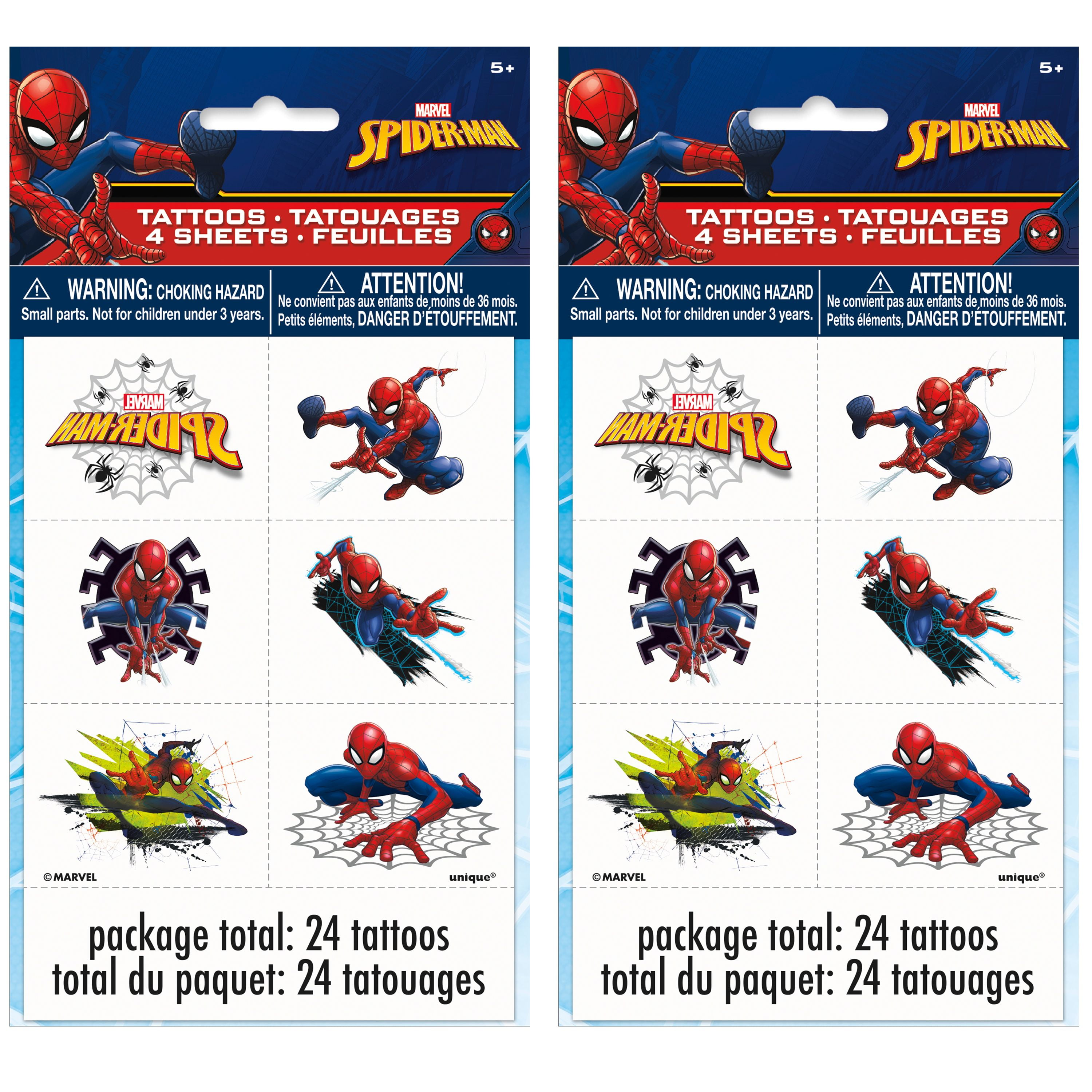 Unique Industries Spider-Man Assorted Colors Birthday Party Favors, 48 Count