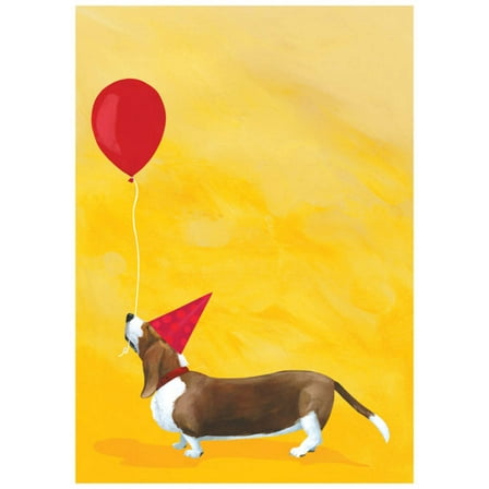 Basset Hound Birthday Greeting Card [2645BD]