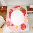 thumbnail image 5 of Castle Fairy Children Teens Flower Strawberry 4Pcs Bed Sheets,Polka Dots King Sheets,Cartoon Fruit Super Cozy Sheet Set,Luxury Bedroom Decor, 5 of 7