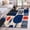 Blue, variant on 3'x5' Area Rugs, Blue Red Color Block Indoor Outdoor Area Rug for Living Room Bedroom, Modern Abstract Geometric Washable Bathroom Rugs Kitchen Floor Carpet Mats Home Decor Aesthetic