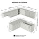 thumbnail image 3 of Cocina Integral Completa Modular Madesa Agata 486cm MC 01, 3 of 5